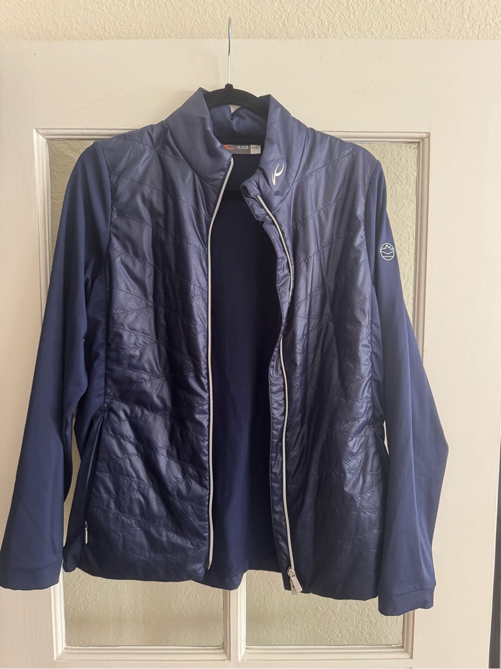Women’s KJUS Navy Jacket - Performance Quilted Coat